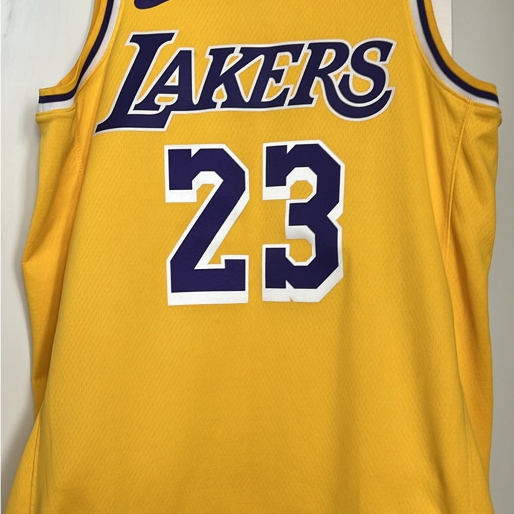 Lakers Yellow Basketball Jersey